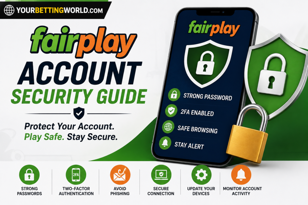 Fairplay Account Security Guide: Essential Tips for Safer Access Fairplay account security guide with smartphone, shield and online safety tips